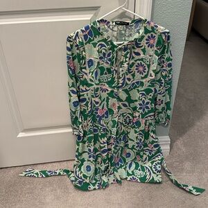 Zara summer dress with linen!!